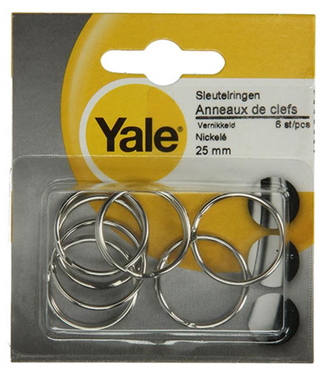 Load image into Gallery viewer, Yale 1019223 - 6 sleutelringen 25mm | 10 stuks