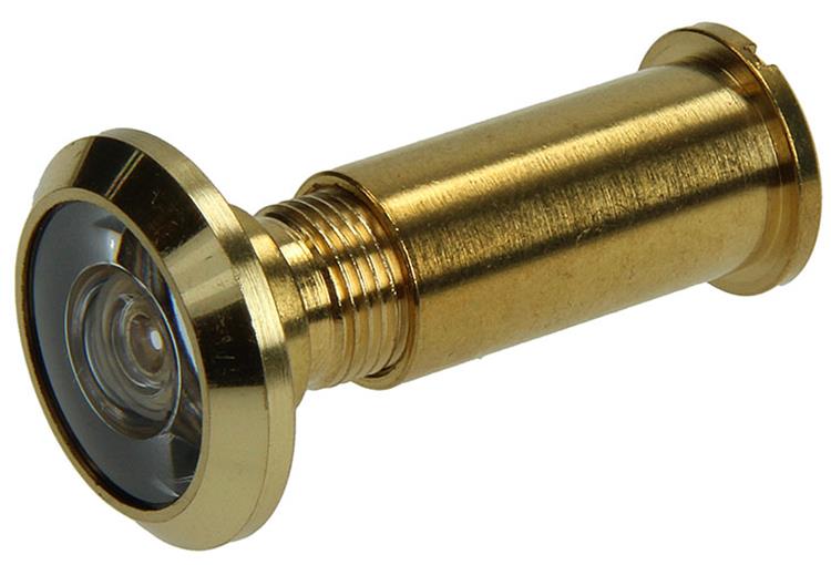 Load image into Gallery viewer, Yale 1019226 - deurspion 200° messing gepolijst ø14mm | 2 stuks