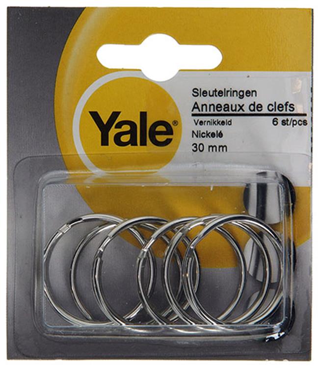 Load image into Gallery viewer, Yale 1019227 - 6 sleutelringen 30mm | 10 stuks