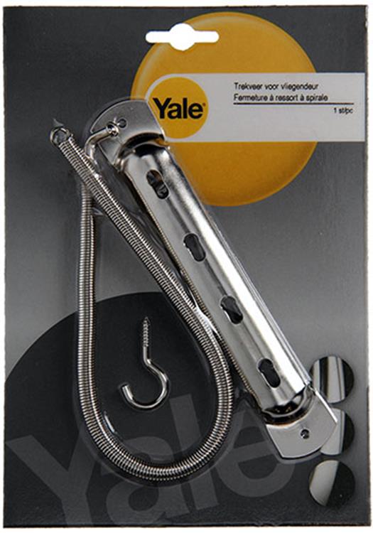 Load image into Gallery viewer, Yale 1019232 - 1 trekveer voor vliegendeur vernikkeld | 5 stuks