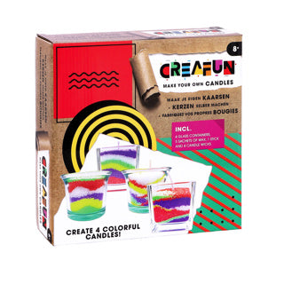 Load image into Gallery viewer, Creafun hobbyset maak je eigen kaarsen | 2 stuks