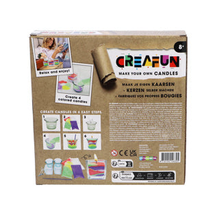 Load image into Gallery viewer, Creafun hobbyset maak je eigen kaarsen | 2 stuks
