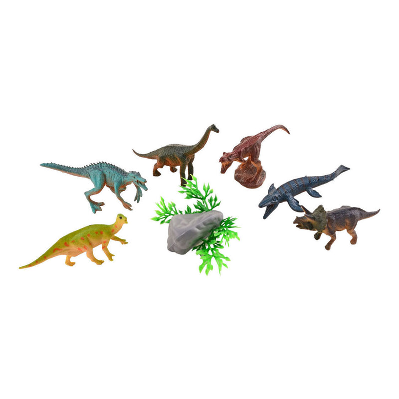 Afbeelding laden in galerijviewer, Johntoy animal world - dinosaurus set - 8dlg.