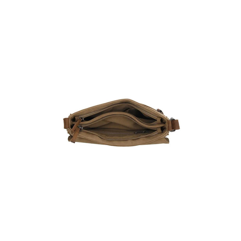 Afbeelding laden in galerijviewer, Beagles brunete schoudertas 23x27x7cm taupe