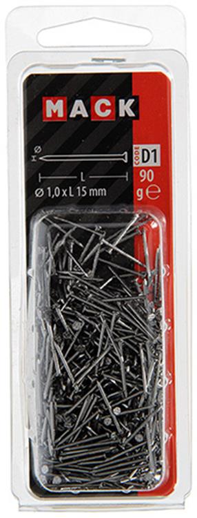 Load image into Gallery viewer, Mack 1017113 - nagel platte kop 90 gr 1,0 x 15 mm | 5 stuks