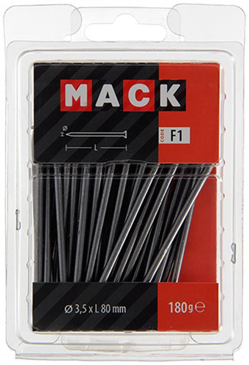 Load image into Gallery viewer, Mack 1017125 - nagel platte kop 180 gr 3,5 x 80 mm | 5 stuks