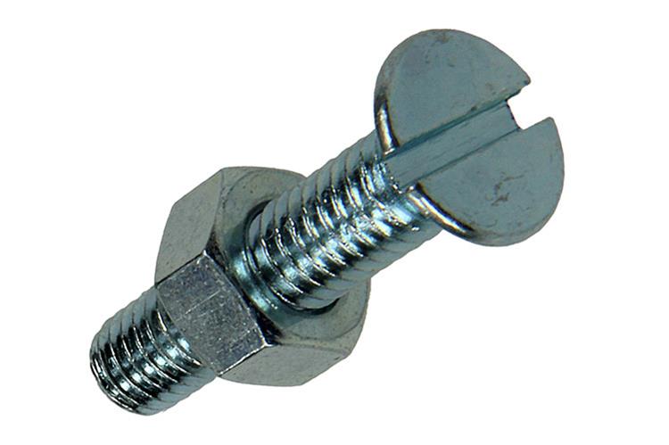 Load image into Gallery viewer, Mack 1017509 - metaalschroef verz. kop + moer verz. 9 st m6 x 25 mm | 10 stuks