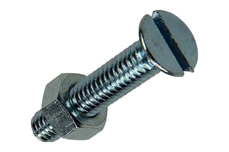 Load image into Gallery viewer, Mack 1017510 - metaalschroef verz. kop + moer verz. 8 st m6 x 30 mm | 10 stuks