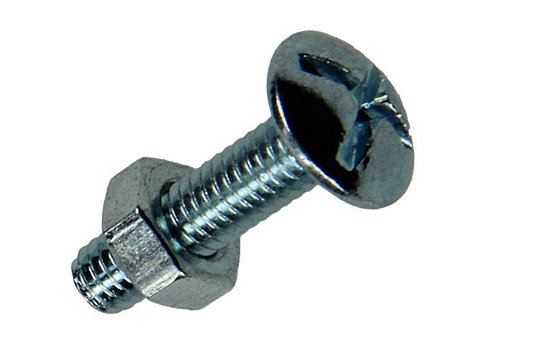 Afbeelding laden in galerijviewer, Mack 1017539 - kachelbout + moer staal verzinkt 22 st m4 x 16 mm | 10 stuks