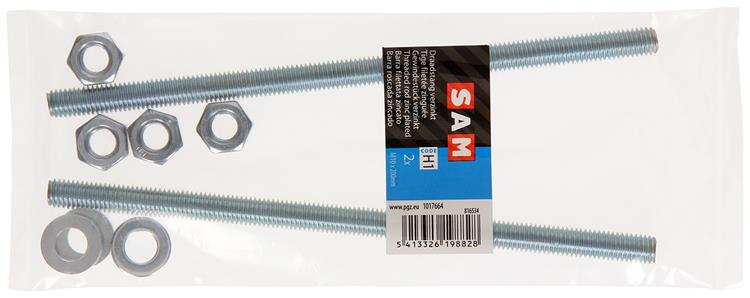 Load image into Gallery viewer, Mack 1017664 - draadeinde + sluitring + moer verz. 2st m10 x 200 mm | 5 stuks