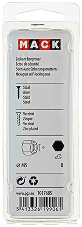 Load image into Gallery viewer, Mack 1017685 - zeskant borgmoer staal verzinkt 18 st m5 | 10 stuks