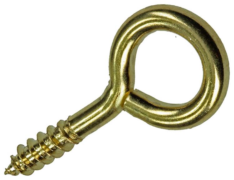 Load image into Gallery viewer, Mack 1019694 - schroefoog messing 3 st 3,5 x 20mm | 10 stuks
