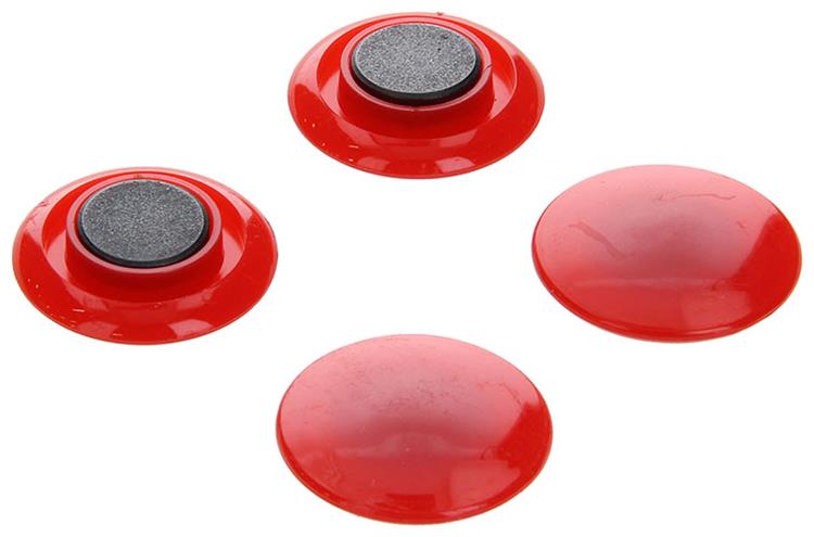 Load image into Gallery viewer, Mack 1003662 - bordmagneet kunststof rood 4 st 30mm | 10 stuks
