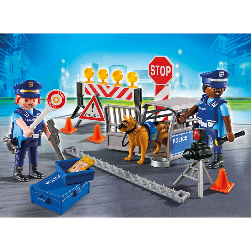 Load image into Gallery viewer, Playmobil City Action Politiewegversperring 6924