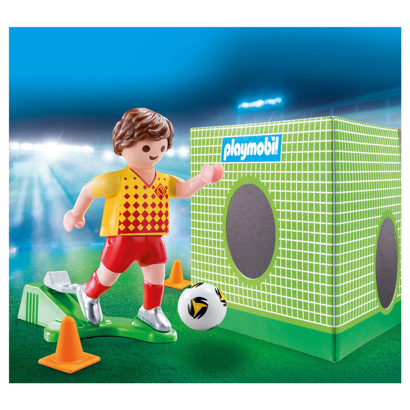 Load image into Gallery viewer, Playmobil 70157 voetballer met doel