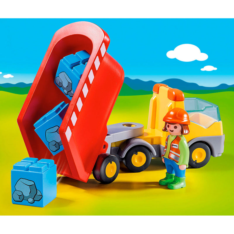Load image into Gallery viewer, Playmobil 1.2.3. Kiepwagen 70126