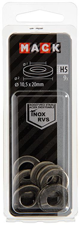 Load image into Gallery viewer, Mack 1019874 - sluitring inox a2 9 st m10 | 10 stuks