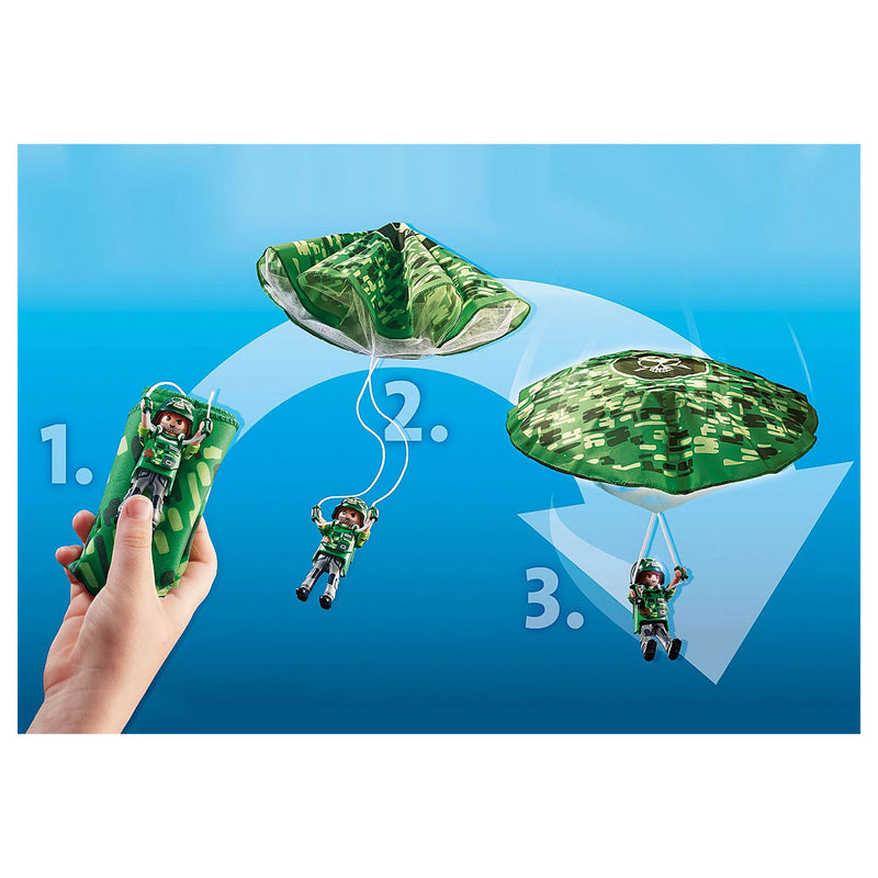 Load image into Gallery viewer, Playmobil city action politiehelikopter - parachute achtervolging - 70569