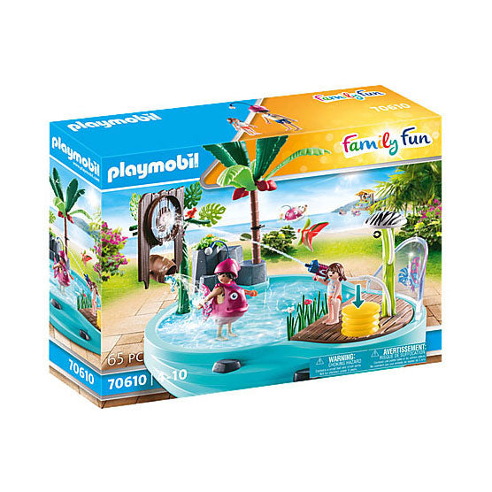 Load image into Gallery viewer, Playmobil Family Fun Zwembad met Watersplash 70610