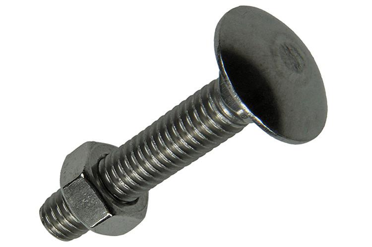 Load image into Gallery viewer, Mack 1019915 - houtbout + moer roestvrijstaal 4 st m8 x 40 mm | 5 stuks