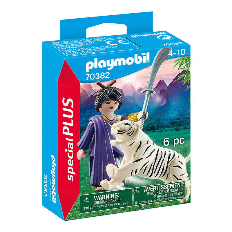 Load image into Gallery viewer, Playmobil specials aziatische vechter met tijger - 70382