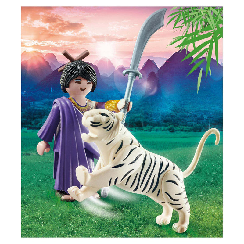 Load image into Gallery viewer, Playmobil specials aziatische vechter met tijger - 70382