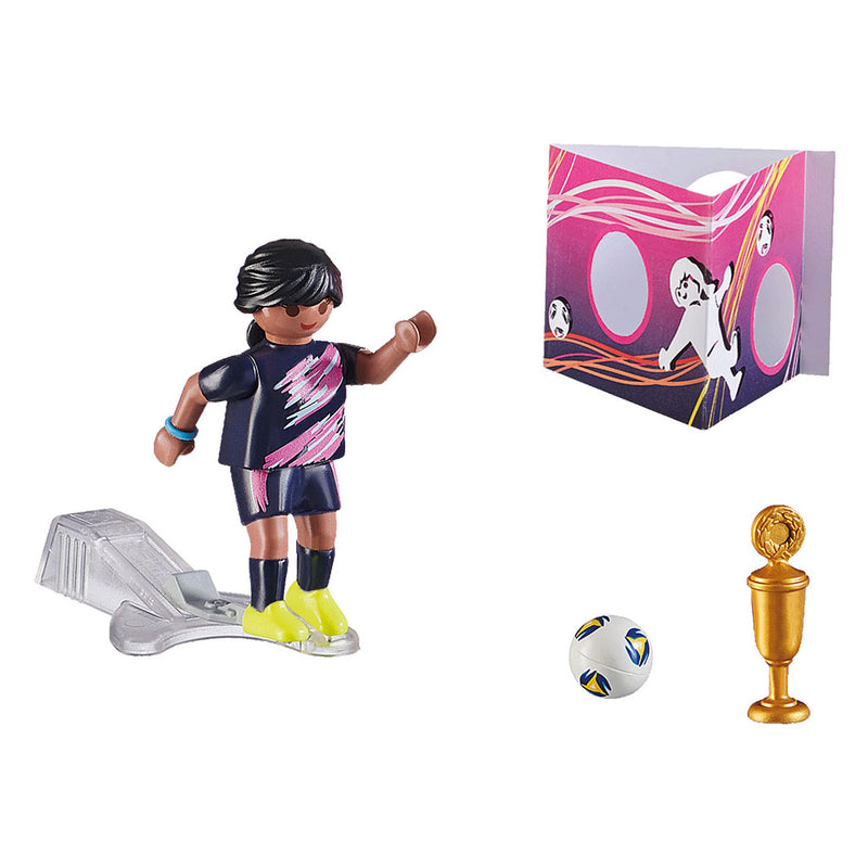 Load image into Gallery viewer, Playmobil specials voetbalster met doelmuur - 70875