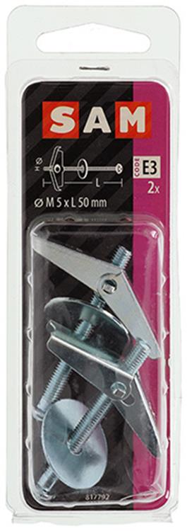 Load image into Gallery viewer, Mack 1017892 - paraplu-plug staal verzinkt 2 2 st m5 x 50 mm | 5 stuks