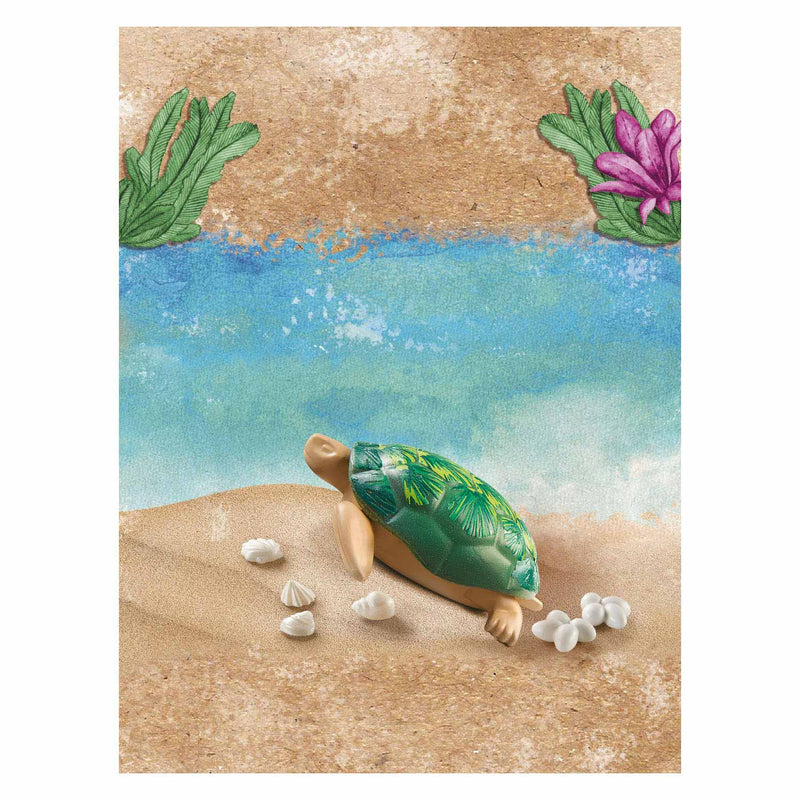 Load image into Gallery viewer, Playmobil Wiltopia Reuzenschildpad 71058