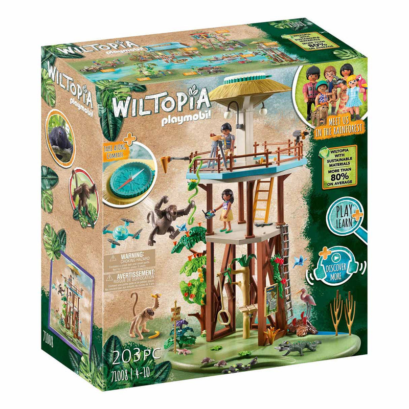Load image into Gallery viewer, Playmobil wiltopia onderzoeksstation met kompas - 71008