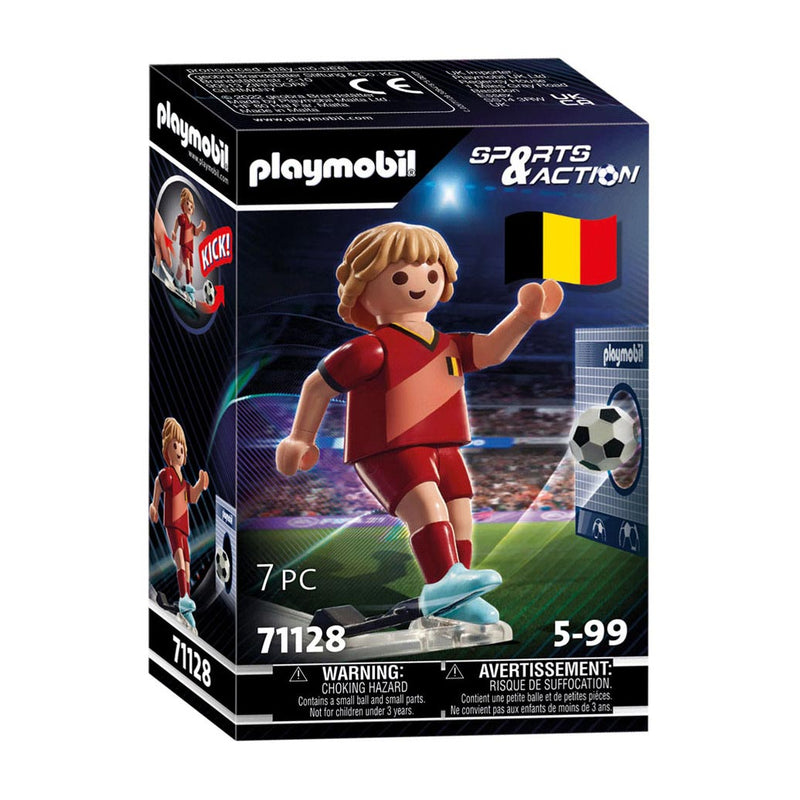 Load image into Gallery viewer, Playmobil sports action voetballer belgië - 71128