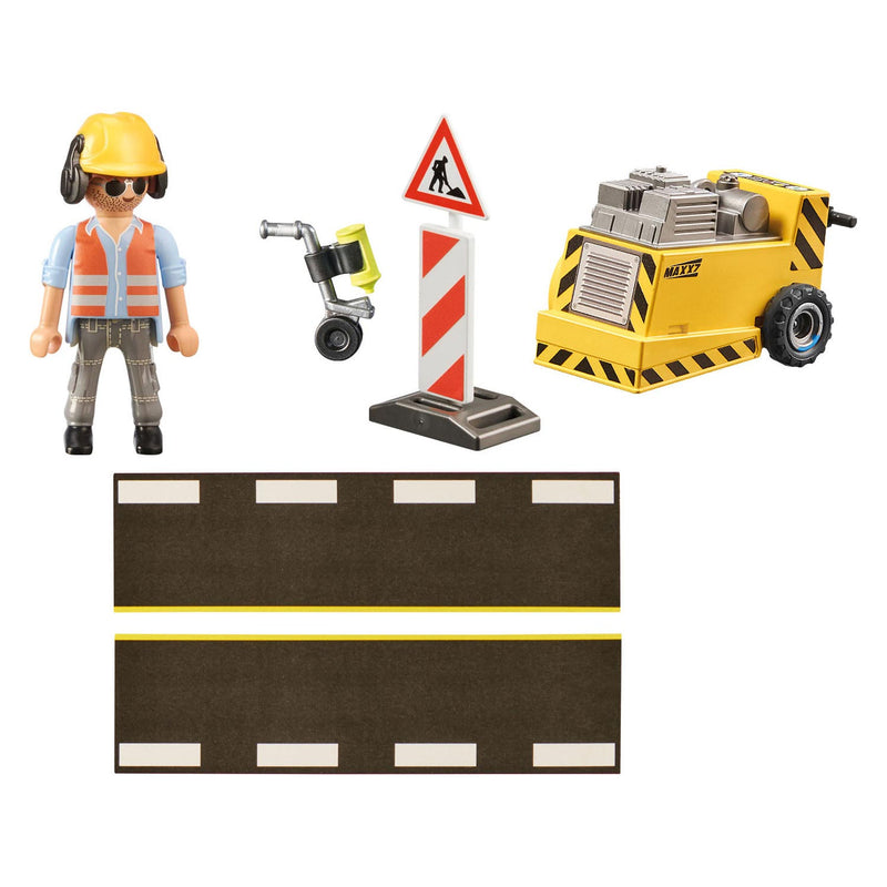 Load image into Gallery viewer, Playmobil City Action 71185 Bouwvakker met randensnijder