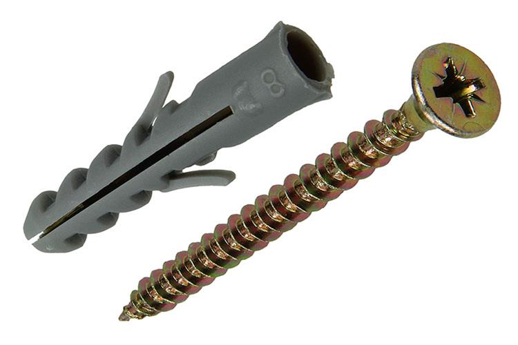 Load image into Gallery viewer, Mack 1017897 - plug + schroef polyethyleen 10 st 8 mm 5,0 x 50 mm | 5 stuks