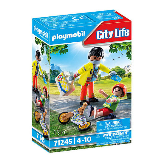 Load image into Gallery viewer, Playmobil City Life Verpleegkundige met patient 71245