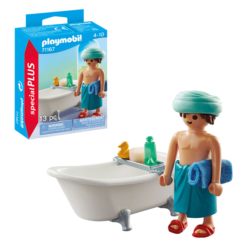 Load image into Gallery viewer, Playmobil specials man in badkuip - 71167