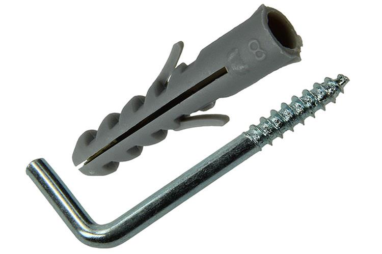 Load image into Gallery viewer, Mack 1017901 - plug + schroefduim polyeth 4 st 8mm 5x50mm | 5 stuks