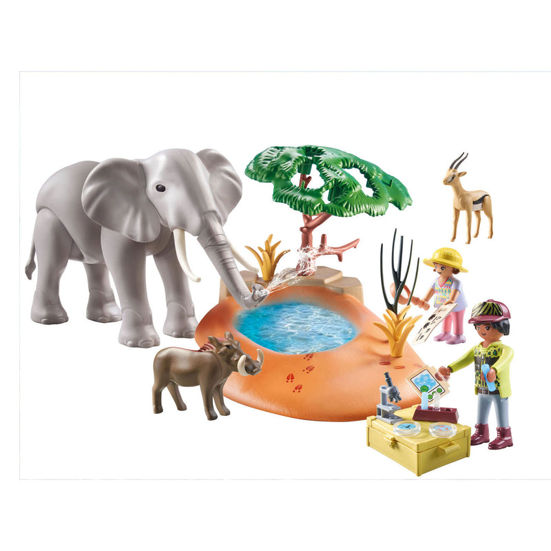 Load image into Gallery viewer, Playmobil Wiltopia Een reis naar de Waterpoel 71294