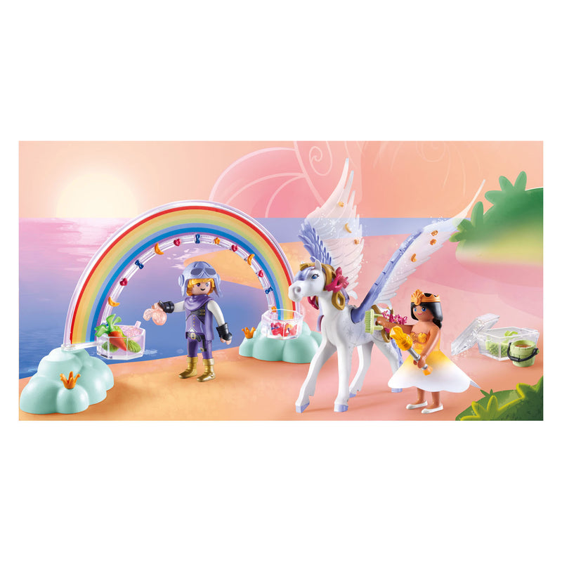 Load image into Gallery viewer, Playmobil Princess Pegasus met Regenboog 71361
