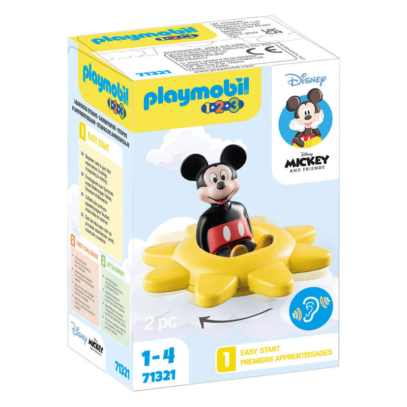 Load image into Gallery viewer, Playmobil 1.2.3. Mickey Mouse Draaiende zon 71321