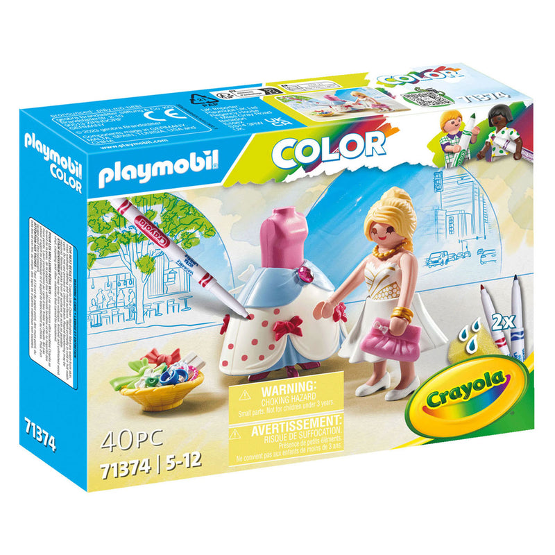Load image into Gallery viewer, Playmobil Color Modieuze Jurk 71374