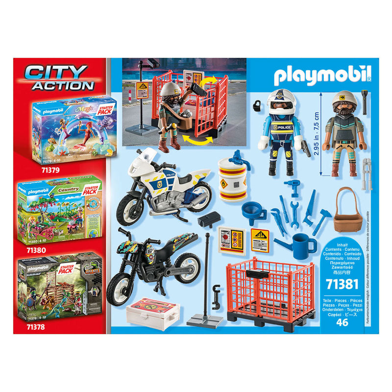 Load image into Gallery viewer, Playmobil City Action Starterpack Politie 71381