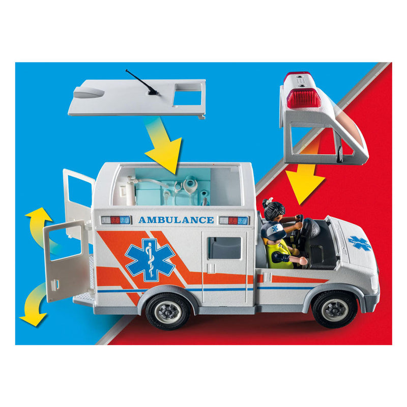 Load image into Gallery viewer, Playmobil City Life Promo Ambulance 71232