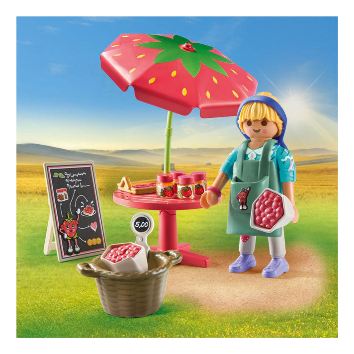 Load image into Gallery viewer, Playmobil country huisgemaakte jam verkoopstand - 71445