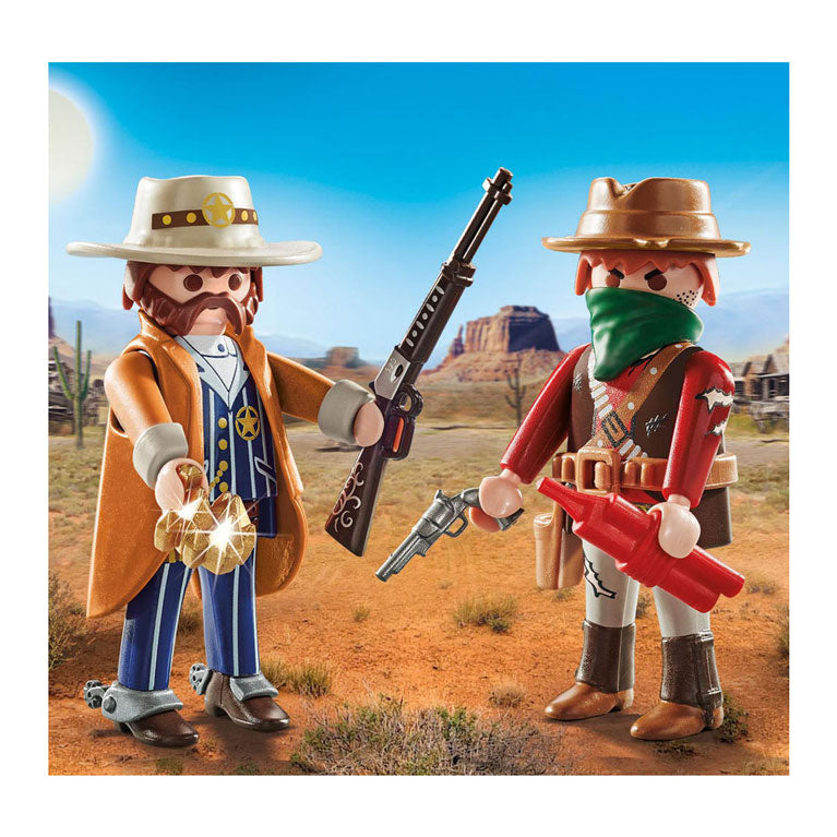 Load image into Gallery viewer, Playmobil Bandieten en Sheriffs 71508