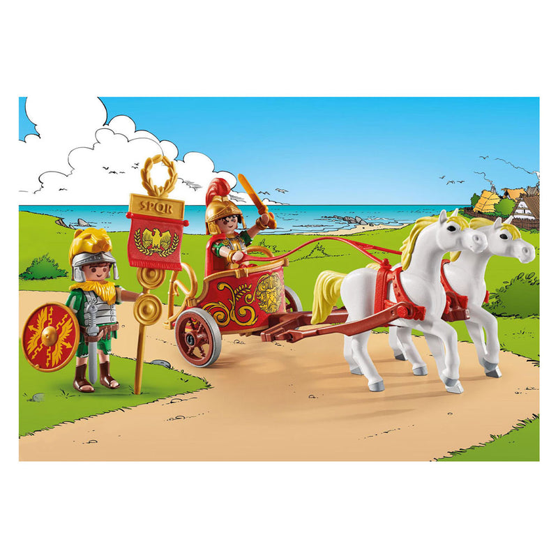 Load image into Gallery viewer, Playmobil asterix: romeinse strijdwagen - 71543