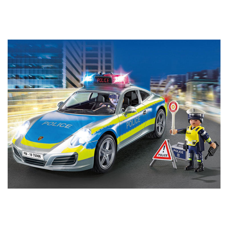 Load image into Gallery viewer, Playmobil PLAYMOBIL Porsche 911 4S Politie Wit 70066