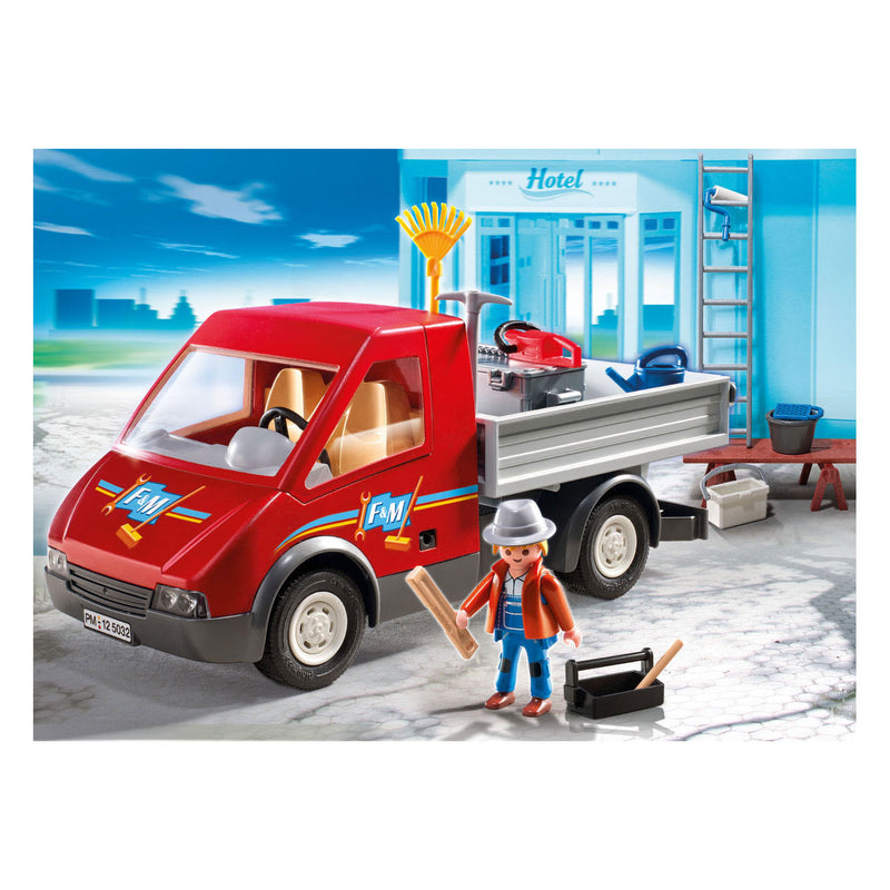 Load image into Gallery viewer, Playmobil City Life Klusjesauto 5032