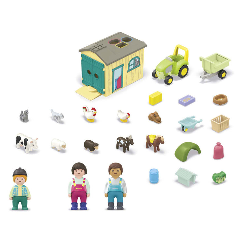 Load image into Gallery viewer, Playmobil Junior 71656 Boerderijavontuur