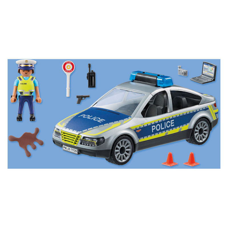 Load image into Gallery viewer, Playmobil action heroes politie patrouille auto 24dlg - 71729