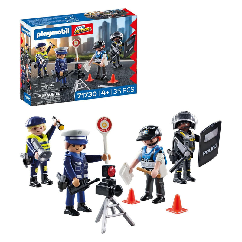 Load image into Gallery viewer, Playmobil action heroes politie figuren set - 71730